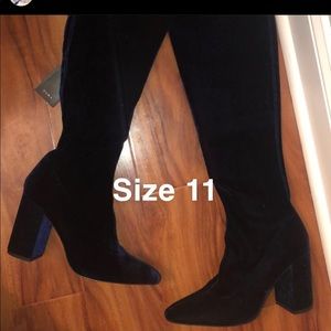 ZARA NWT Over the knees boots